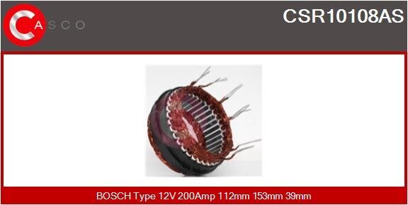 Stator, Generator 12 V CASCO CSR10108AS