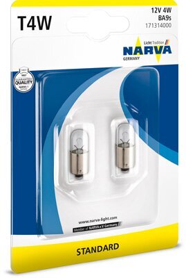 Glühlampe, Blinkleuchte 12 V 4 W T4W NARVA 171314000