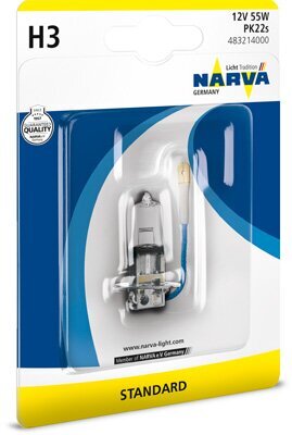 Glühlampe, Fernscheinwerfer 12 V 55 W H3 NARVA 483214000