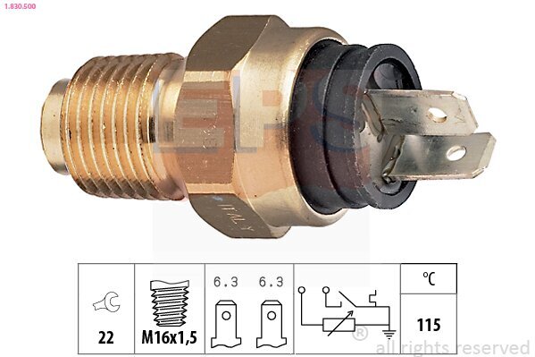 Sensor, Kühlmitteltemperatur EPS 1.830.500