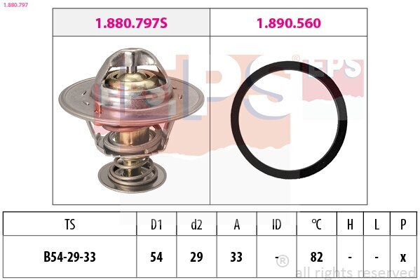 Thermostat, Kühlmittel EPS 1.880.797