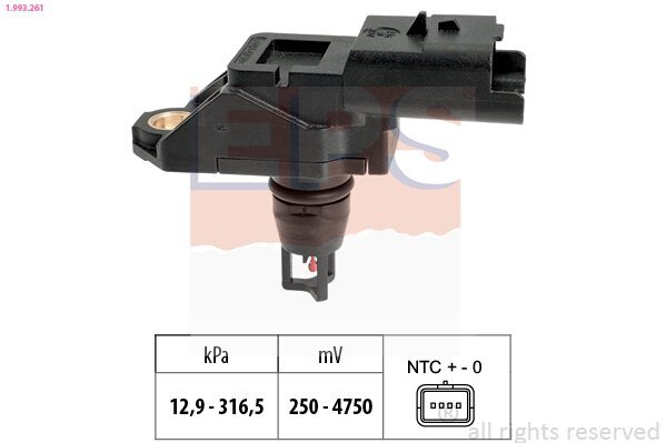 Luftdrucksensor, Höhenanpassung EPS 1.993.261