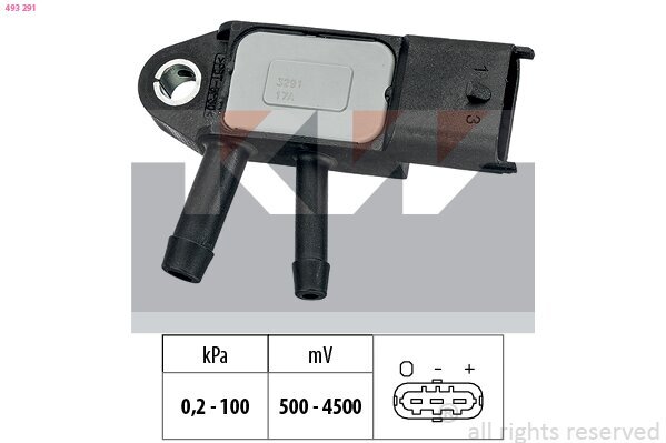 Luftdrucksensor, Höhenanpassung KW 493 291