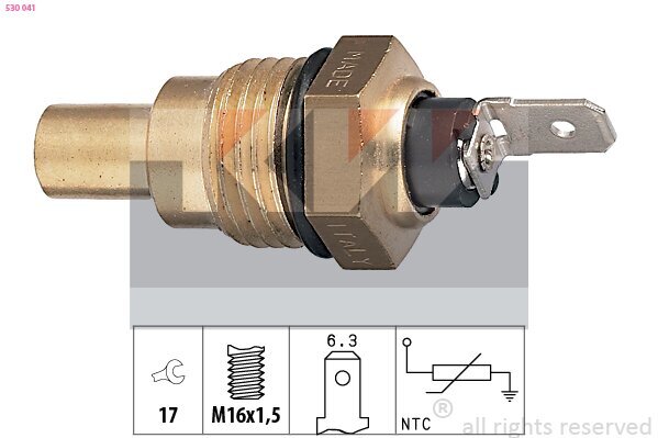 Sensor, Kühlmitteltemperatur KW 530 041