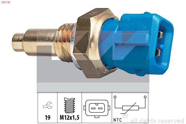 Sensor, Kühlmitteltemperatur KW 530 143