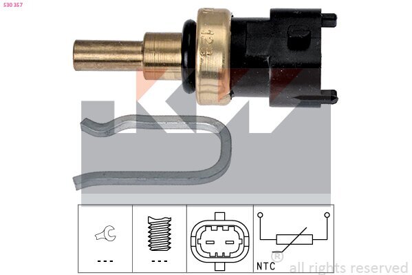 Sensor, Kühlmitteltemperatur KW 530 357