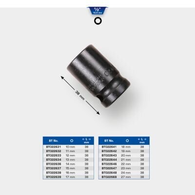 Kraft-Stecknuss KS TOOLS BT022668