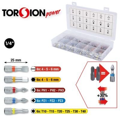 Schrauberbit-Satz KS TOOLS 918.3108