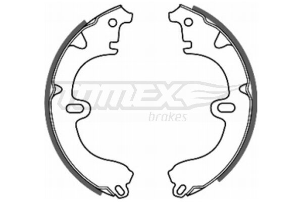 Bremsbackensatz TOMEX Brakes TX 20-82