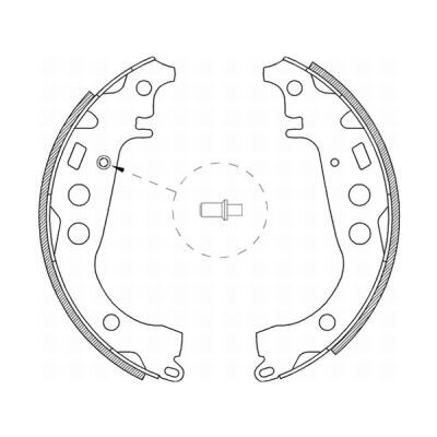 Bremsbackensatz ABE C02059ABE