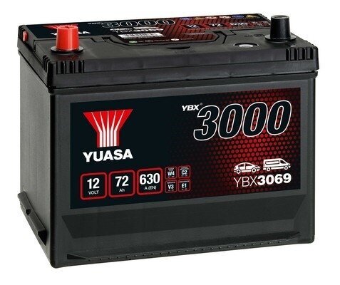 Starterbatterie 12 V 72 Ah YUASA YBX3069