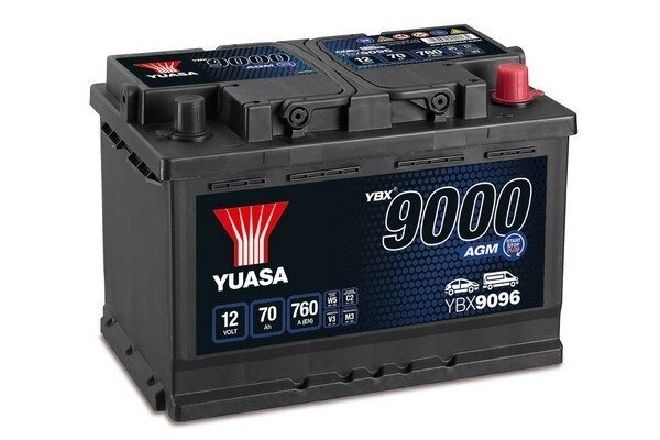 Starterbatterie 12 V 70 Ah YUASA YBX9096