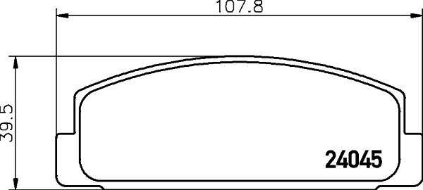 Bremsbelagsatz, Scheibenbremse HELLA PAGID 8DB 355 011-131