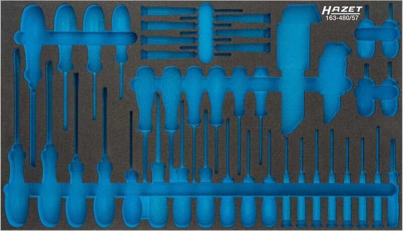 Schaumstoffeinlage, Sortimentskasten HAZET 163-480L