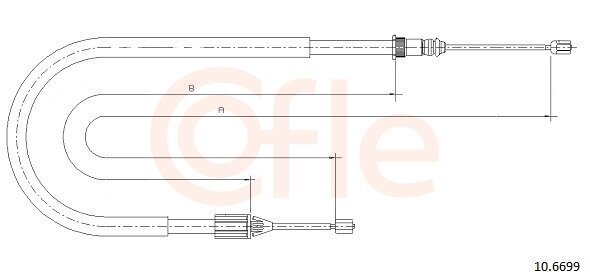 Seilzug, Feststellbremse COFLE 10.6699