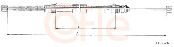 Seilzug, Feststellbremse COFLE 11.6674