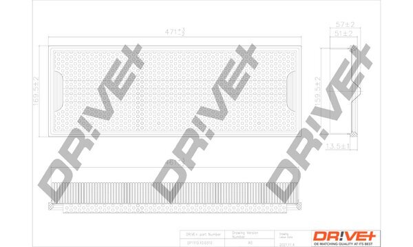 Luftfilter Dr!ve+ DP1110.10.0310