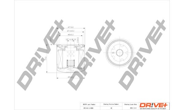 Ölfilter Dr!ve+ DP1110.11.0038