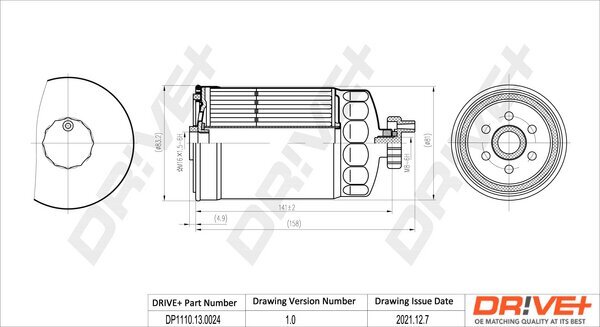 Kraftstofffilter Dr!ve+ DP1110.13.0024