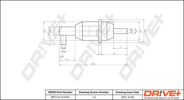 Kraftstofffilter Dr!ve+ DP1110.13.0151