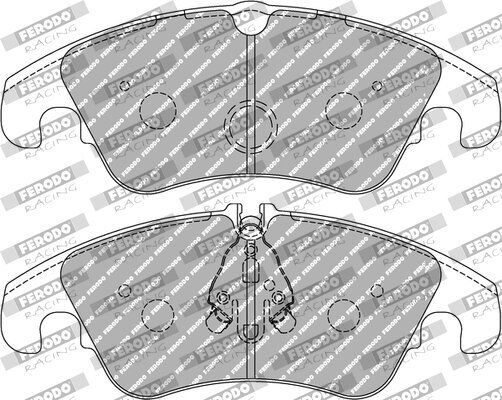 Bremsbelagsatz, Scheibenbremse FERODO RACING FCP4044H