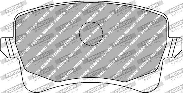 Bremsbelagsatz, Scheibenbremse FERODO RACING FCP4050H