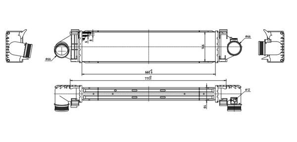 Ladeluftkühler HART 612 088