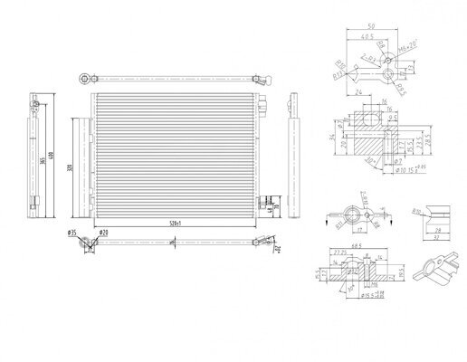 Kondensator, Klimaanlage HART 616 714