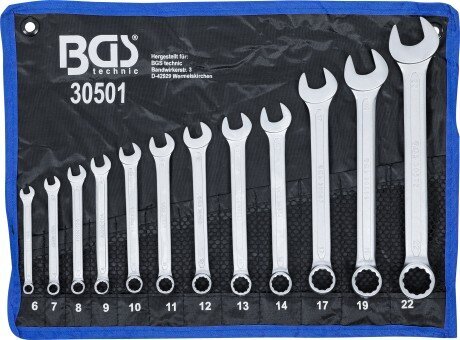 Ring-/Gabelschlüsselsatz BGS 30501