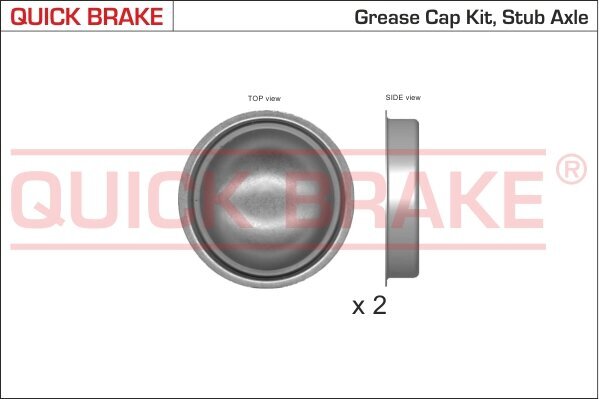 Kappe, Radlager QUICK BRAKE 9822K