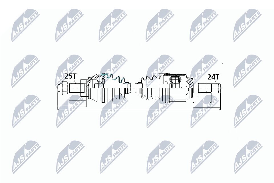 Antriebswelle NTY NPW-FT-016