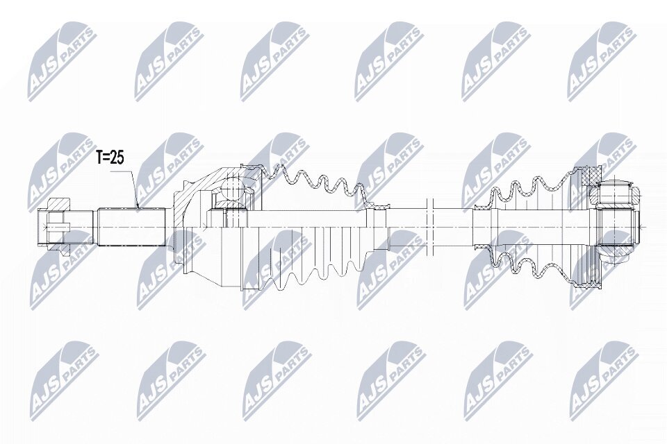 Antriebswelle NTY NPW-FT-025