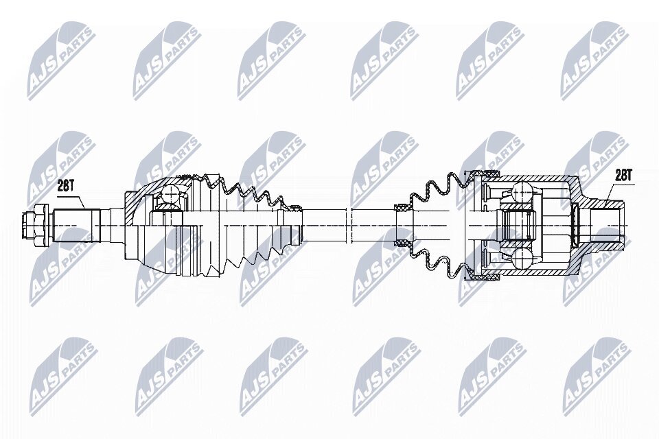 Antriebswelle NTY NPW-MZ-051