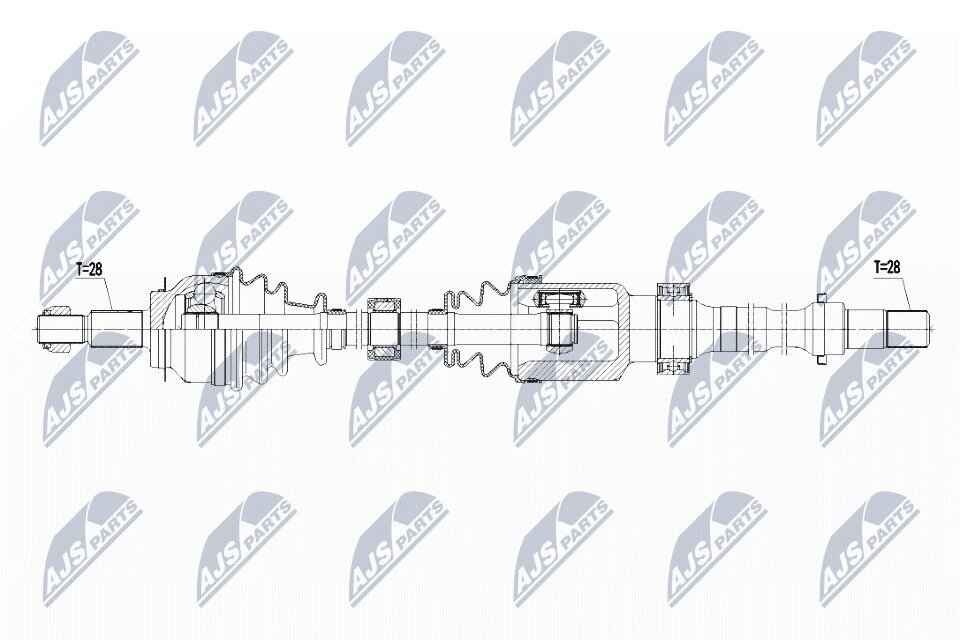 Antriebswelle NTY NPW-MZ-056