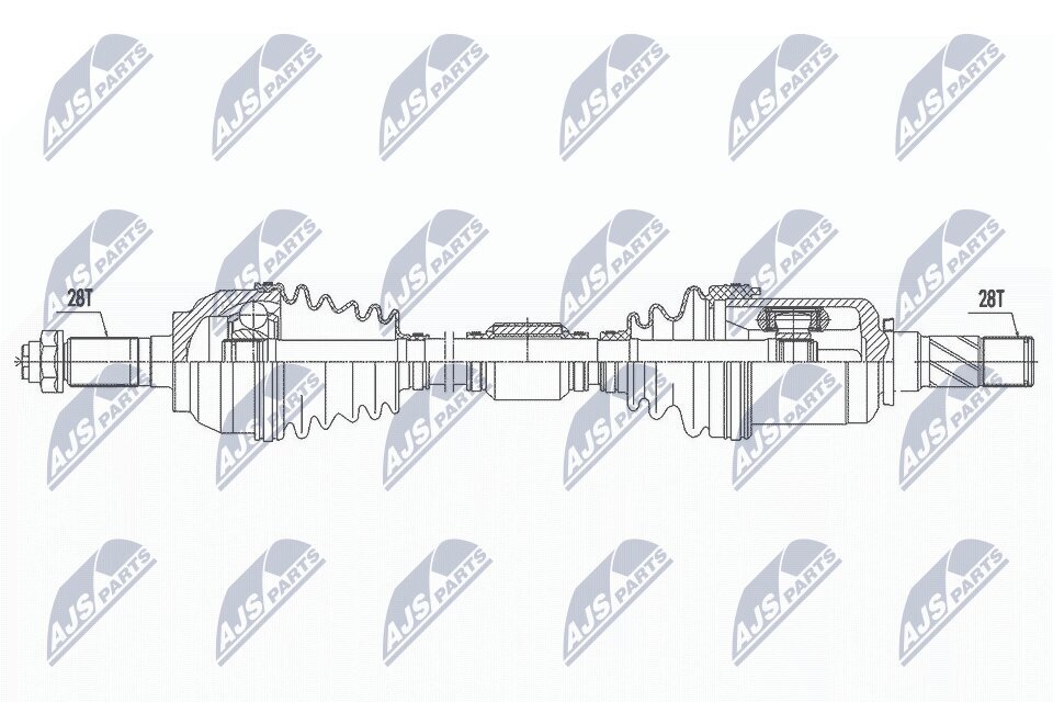 Antriebswelle NTY NPW-MZ-060