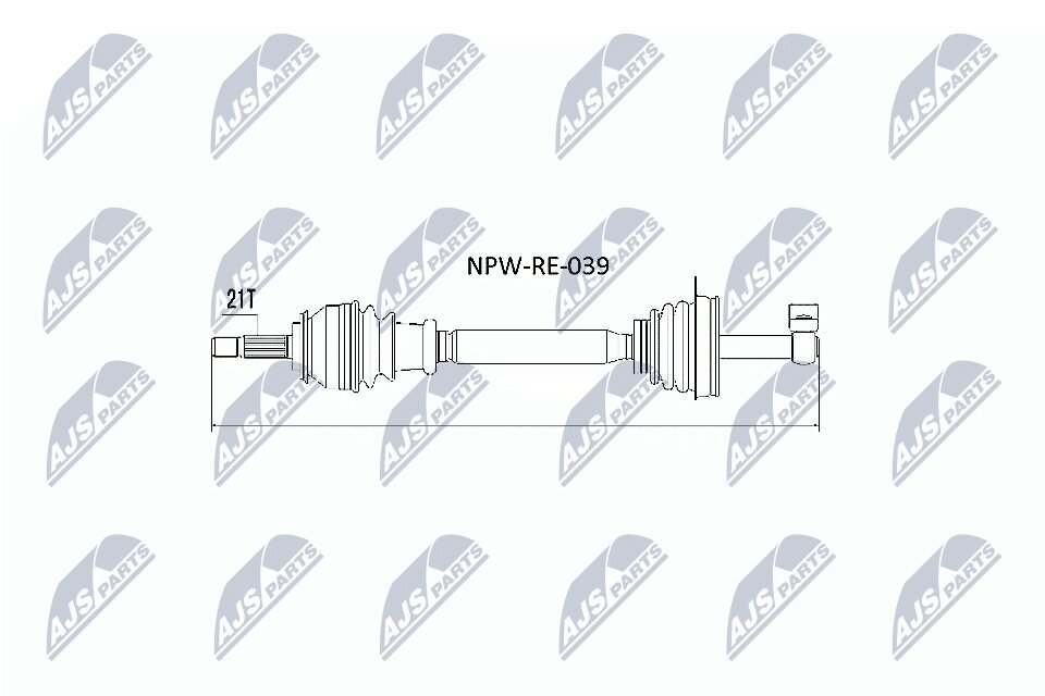 Antriebswelle NTY NPW-RE-039