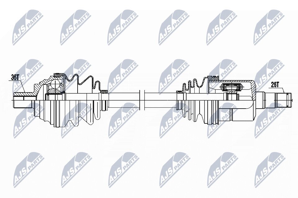 Antriebswelle NTY NPW-VW-052