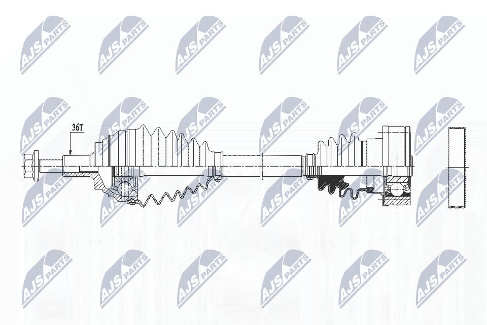 Antriebswelle NTY NPW-VW-149