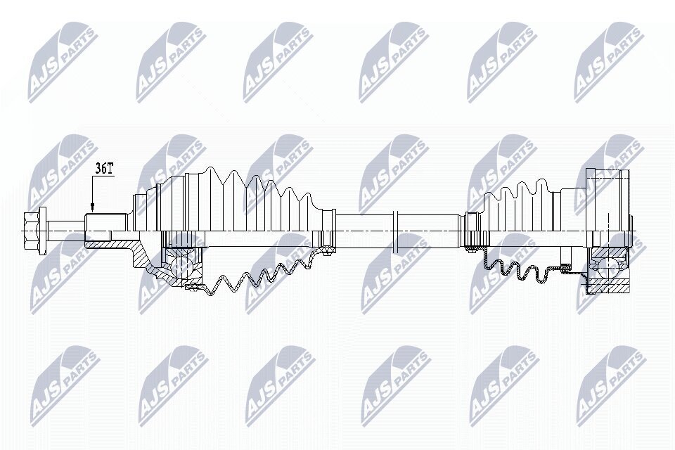 Antriebswelle NTY NPW-VW-151