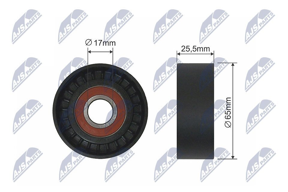 Spannrolle, Keilrippenriemen NTY RNK-FT-005