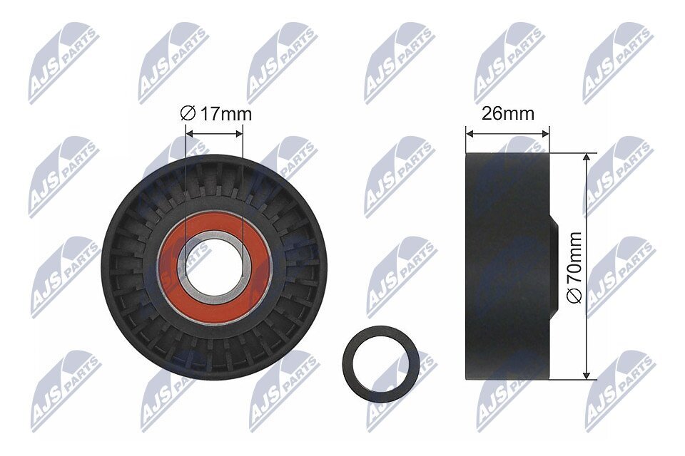 Spannrolle, Keilriemen NTY RNK-HY-518