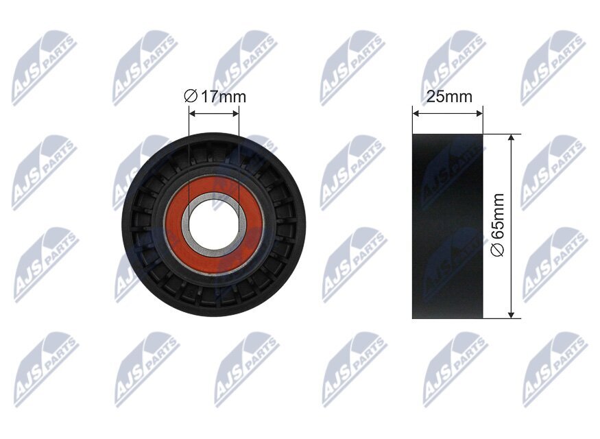 Spannrolle, Keilriemen NTY RNK-ME-040