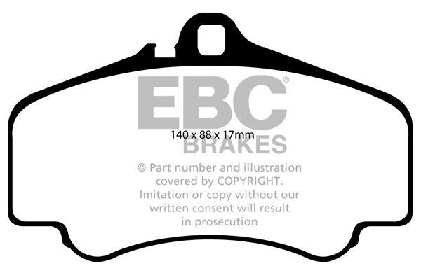 Hochleistungs-Bremsbelagsatz EBC Brakes DP81454RP1