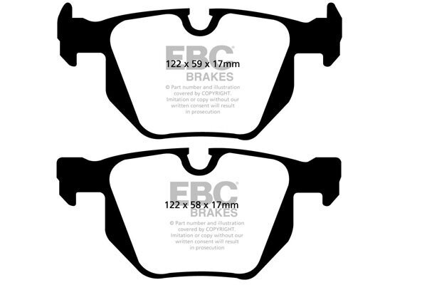 Bremsbelagsatz, Scheibenbremse EBC Brakes DP1494