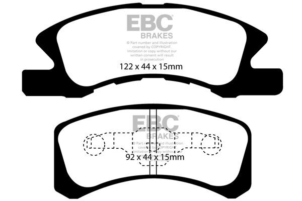 Bremsbelagsatz, Scheibenbremse EBC Brakes DP1915