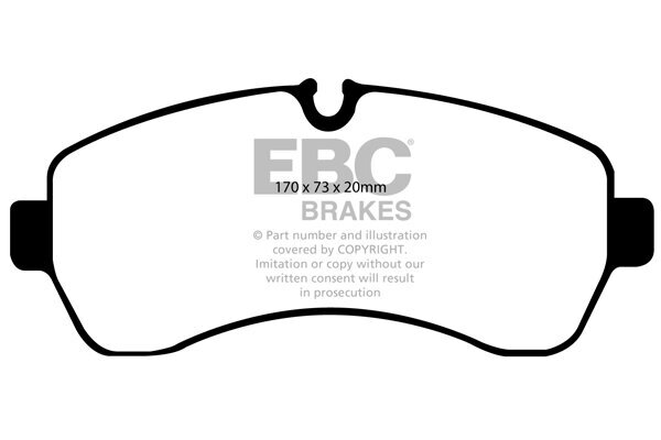 Bremsbelagsatz, Scheibenbremse EBC Brakes DP1928