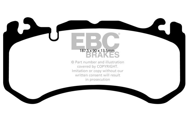 Bremsbelagsatz, Scheibenbremse EBC Brakes DP41939R