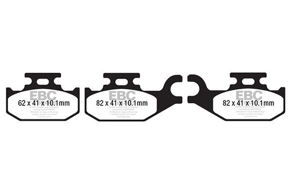 Bremsbelagsatz, Scheibenbremse EBC Brakes DPX2182