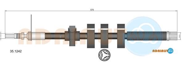 Bremsschlauch ADRIAUTO 35.1242